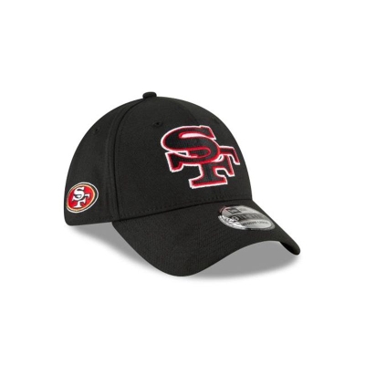 San Francisco 49ers Gorra | New Era NFL Logo Mix 39thirty Stretch Fit Cap Mexico - Rojos
